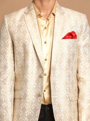 Gold And Beige Blazer 4