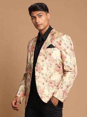 Multicolor Silk Blend Blazer 2