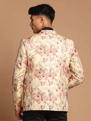 Multicolor Silk Blend Blazer 3