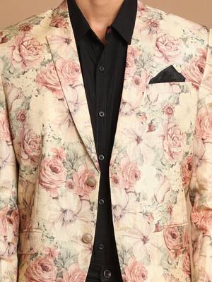 Multicolor Silk Blend Blazer 4