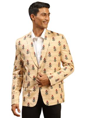 men's beige blazer 1