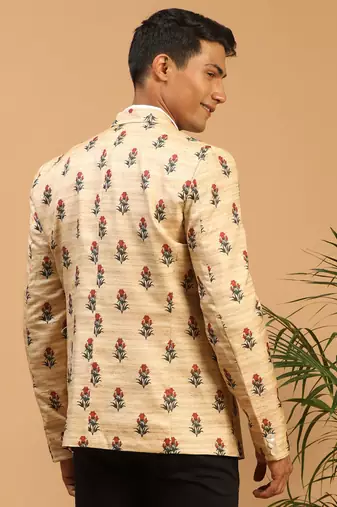 men's beige blazer