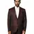 maroon houndstooth blazer
