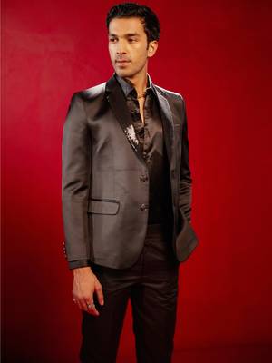 brown sequence collar blazer 2