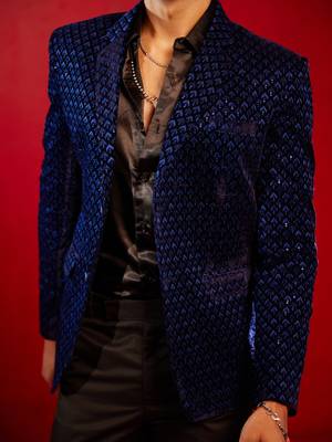 Blue Velvet Blazer 5