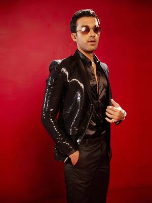 Black Viscose Blazer 3