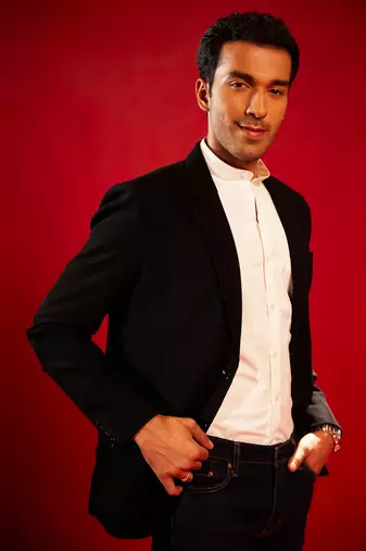 Black Silk Blend Blazer