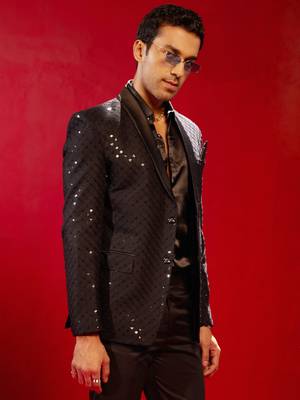 Brown Schiffli Blazer 2
