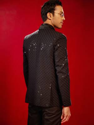 Brown Schiffli Blazer 3