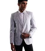 Men'S Grey Casual Blazer