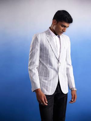 Grey Casual Blazer 2