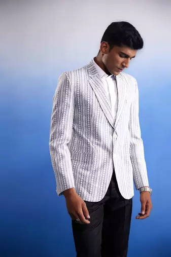 Grey Casual Blazer