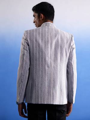 Grey Casual Blazer 3