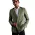 Green Cotton Blazer