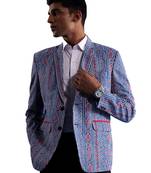 Men'S Indigo Blue Blazer