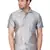 Grey Silk Blend Ethnic Shirt