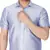 Light Blue Silk Blend Ethnic Shirt