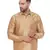 Gold Silk Blend Ethnic Shirt