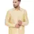 Gold Silk Blend Ethnic Shirt