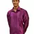Purple Silk Blend Ethnic Shirt