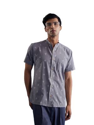 Gray Cotton Shirt 1