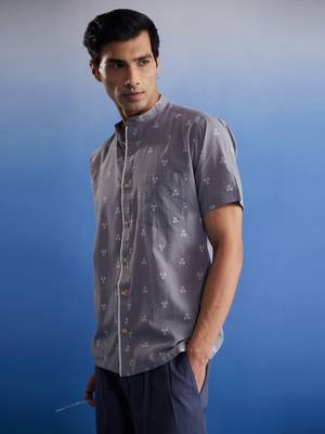 Gray Cotton Shirt 2