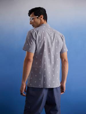 Gray Cotton Shirt 3