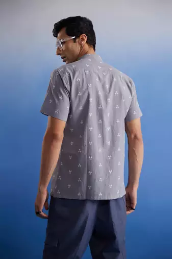 Gray Cotton Shirt