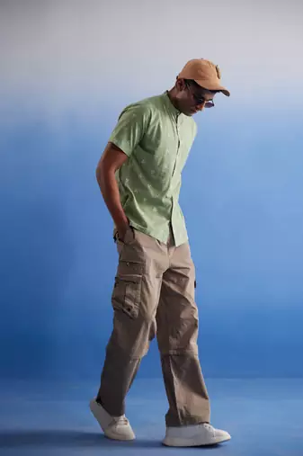 Green Cotton Shirt