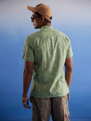 Green Cotton Shirt 3