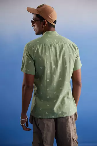 Green Cotton Shirt