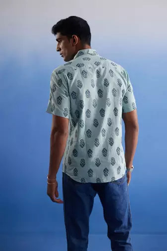 Mehandi Cotton Shirt