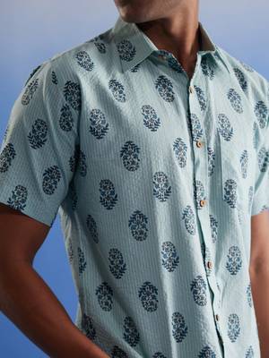 Mehandi Cotton Shirt 4