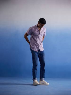 Purple Cotton Shirt 2
