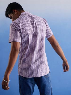 Purple Cotton Shirt 3