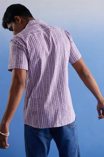 Purple Cotton Shirt