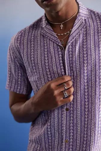 Purple Cotton Shirt