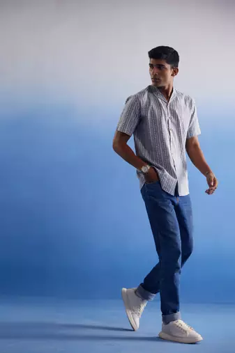 Gray Cotton Shirt