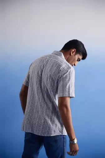 Gray Cotton Shirt