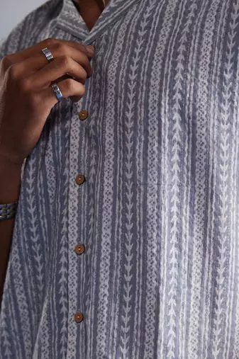 Gray Cotton Shirt