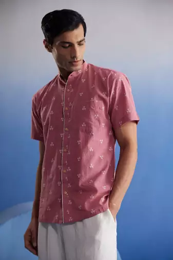 Pink Cotton Shirt