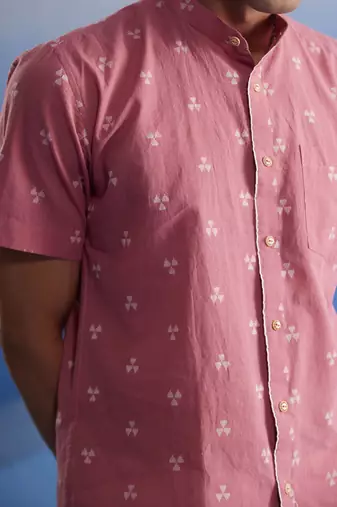 Pink Cotton Shirt