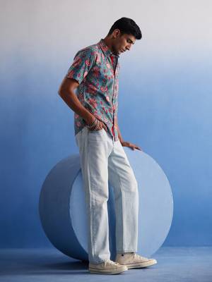Aqua Cotton Shirt 2
