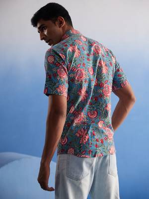 Aqua Cotton Shirt 3