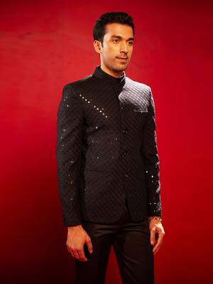 Black Schiffli Jodhpuri 2