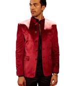 Maroon Velvet Jodhpuri