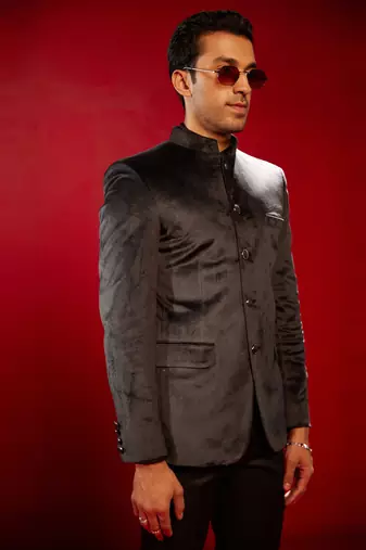 Black Velvet Jodhpuri
