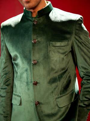 Green Velvet Jodhpuri 4
