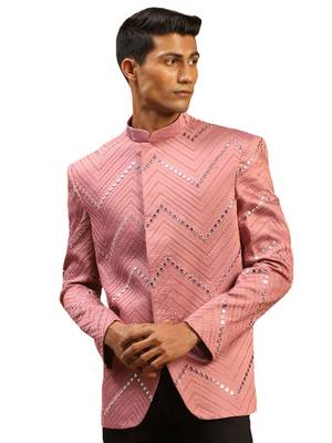 Onion Pink Viscose Jodhpuri 1