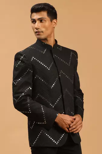 Black Viscose Jodhpuri